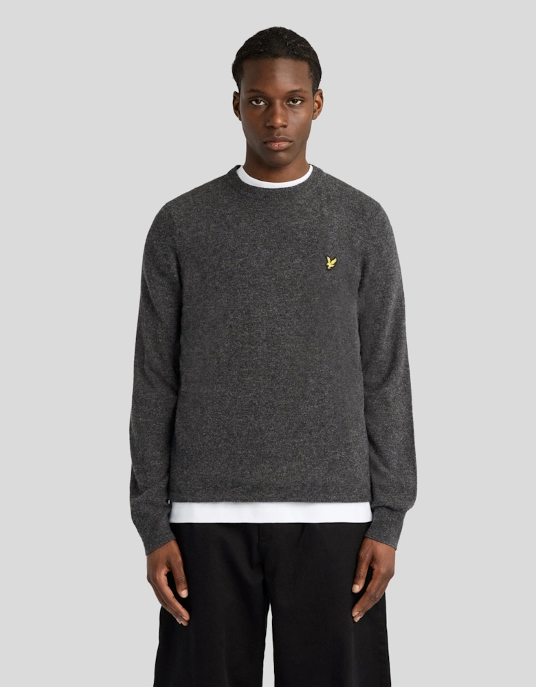 Lambswool Blend Crew Neck Jumper