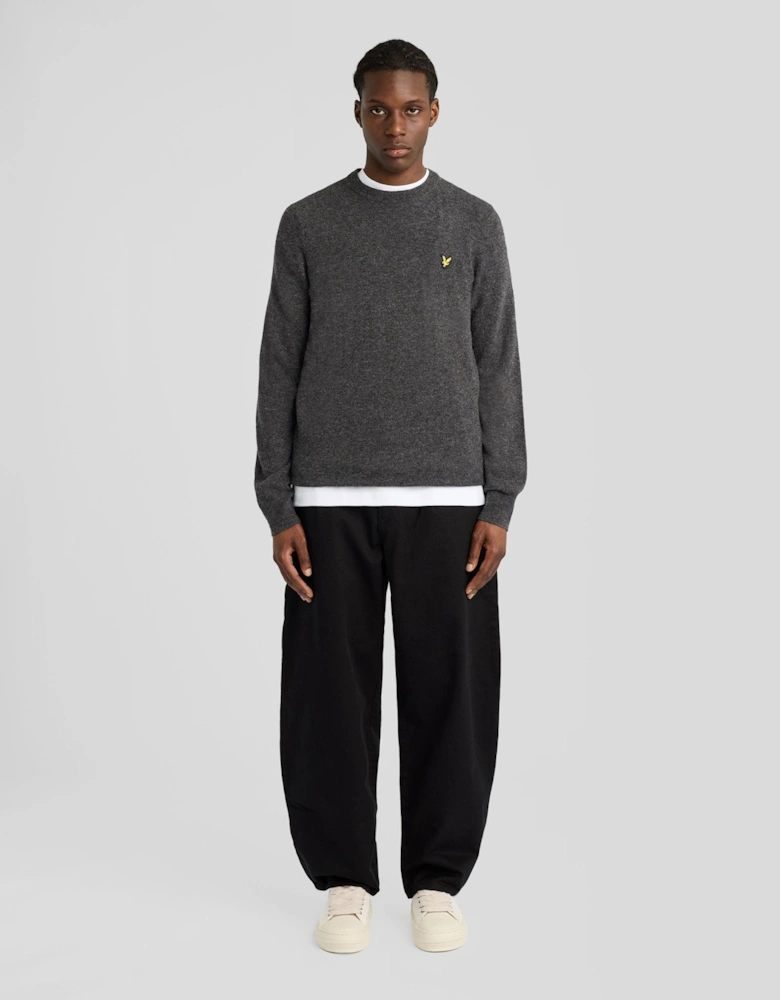 Lambswool Blend Crew Neck Jumper