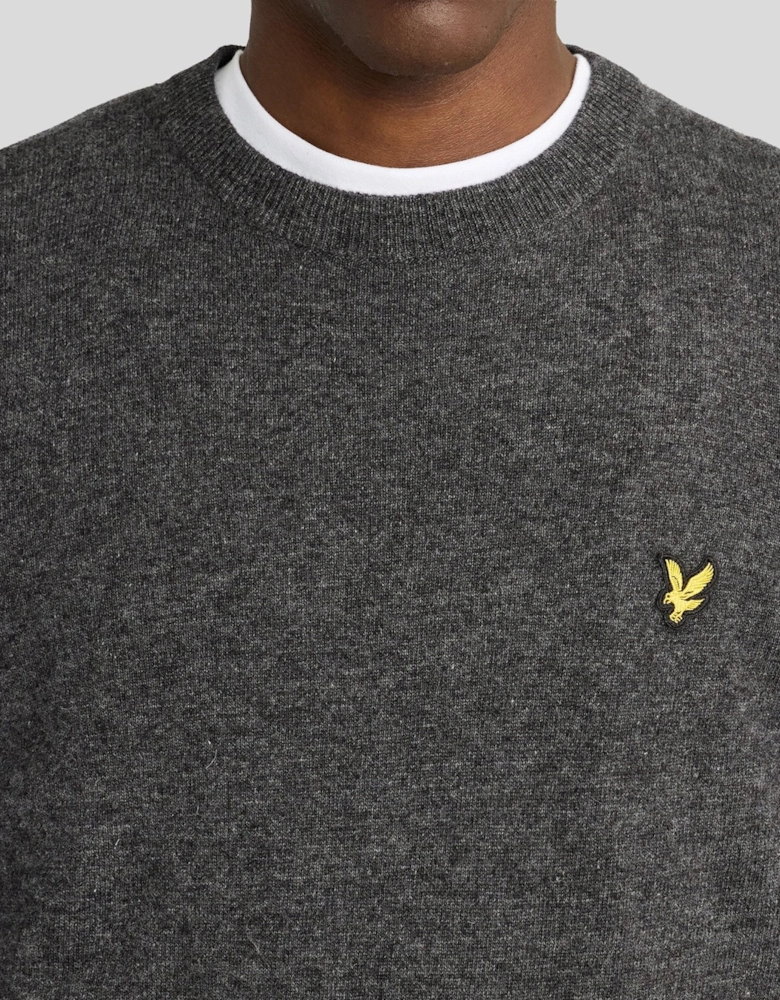 Lambswool Blend Crew Neck Jumper