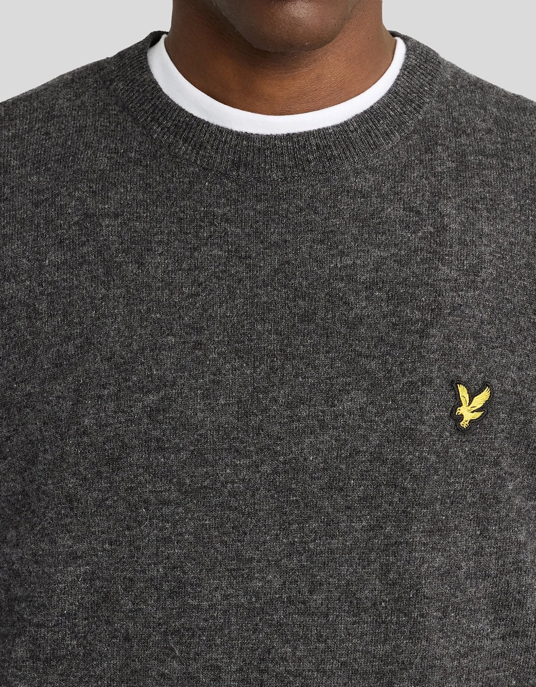 Lambswool Blend Crew Neck Jumper