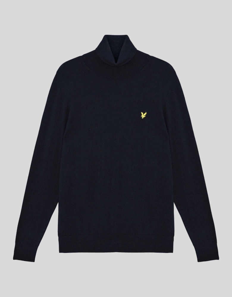 Cotton Merino Turtleneck Jumper