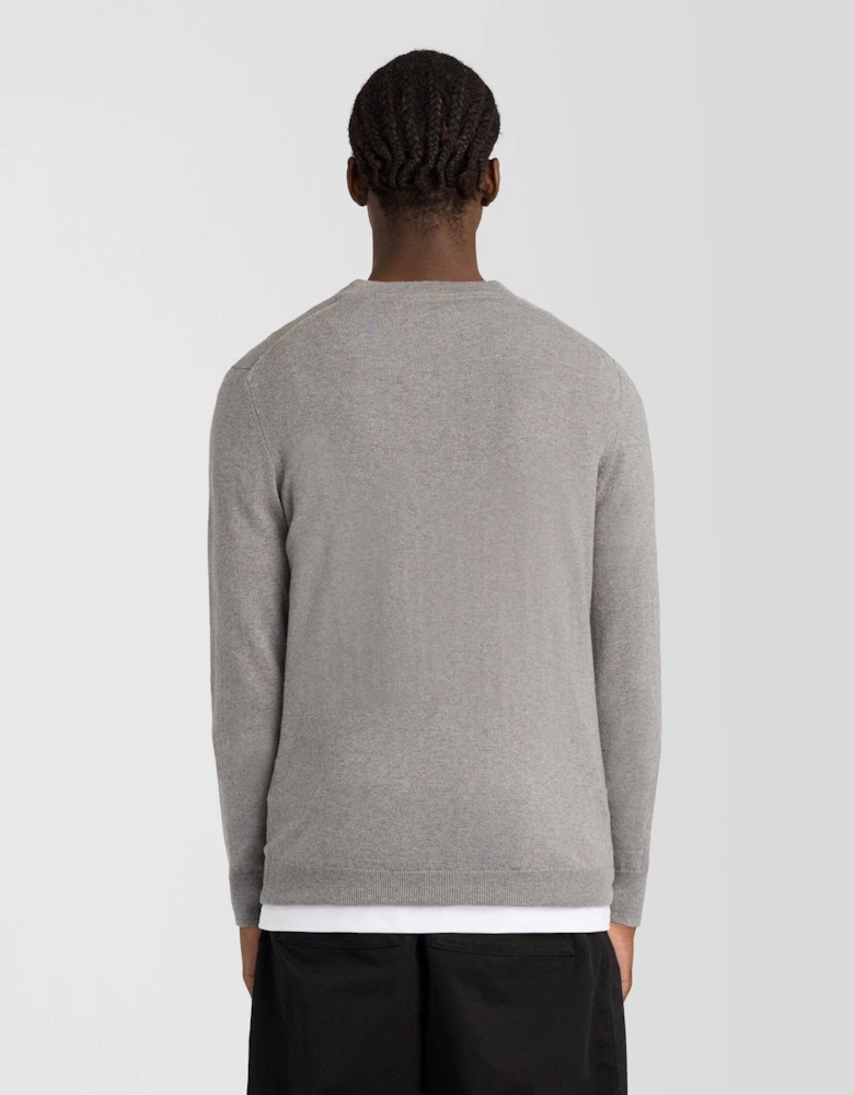 Cotton Merino V Neck Jumper
