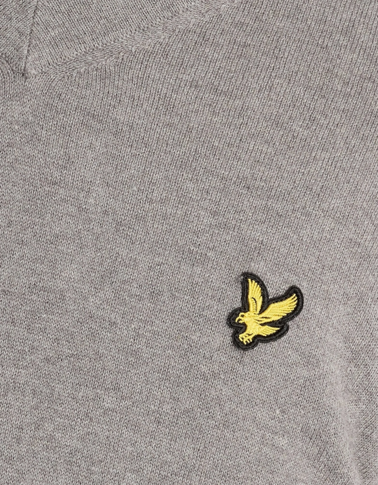 Cotton Merino V Neck Jumper