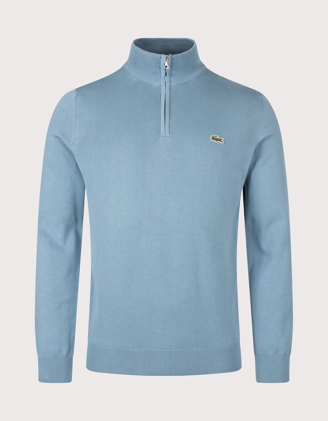 Regular Fit Quarter Zip Knit Jumper, 4 of 3