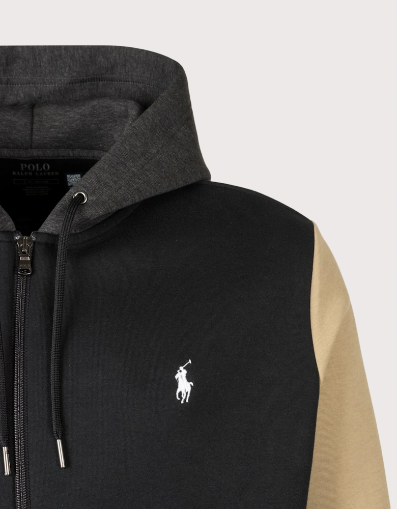 Double-Knit Zip Through Hoodie
