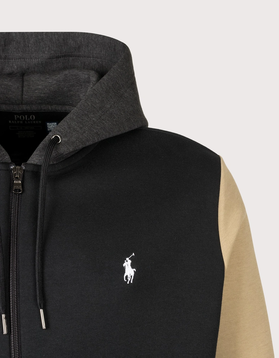 Double-Knit Zip Through Hoodie