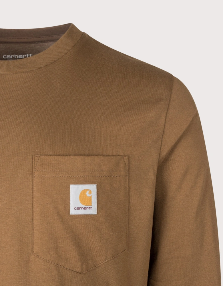 Regular Fit Long Sleeve Pocket T-Shirt