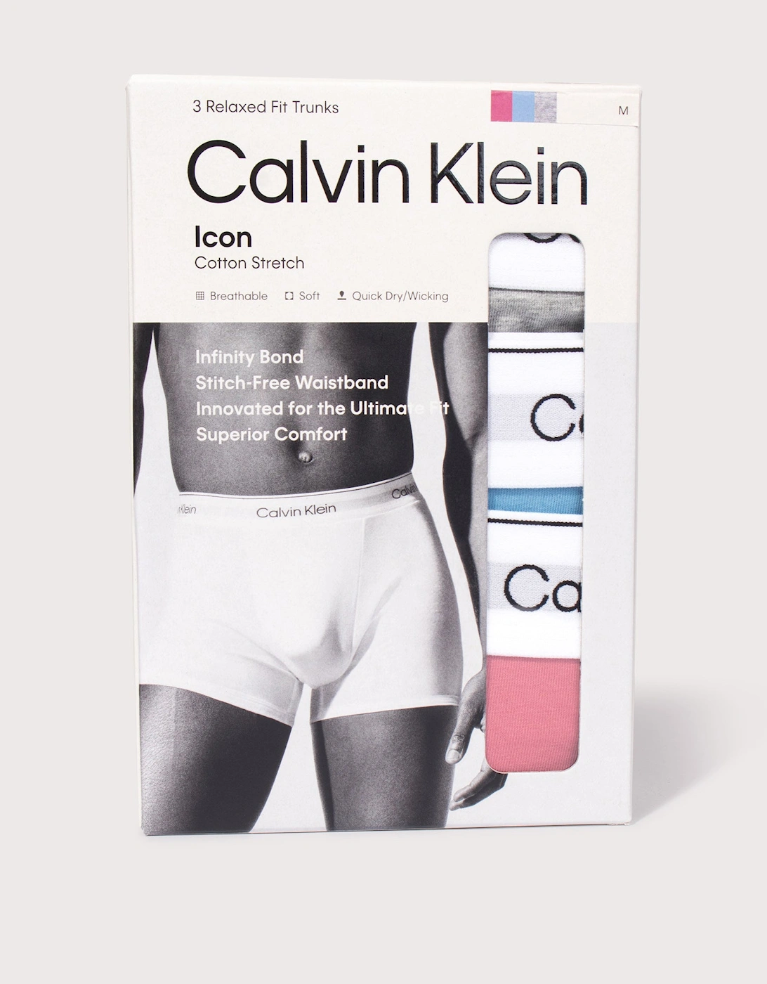 3 Pack Relaxed Fit Trunks