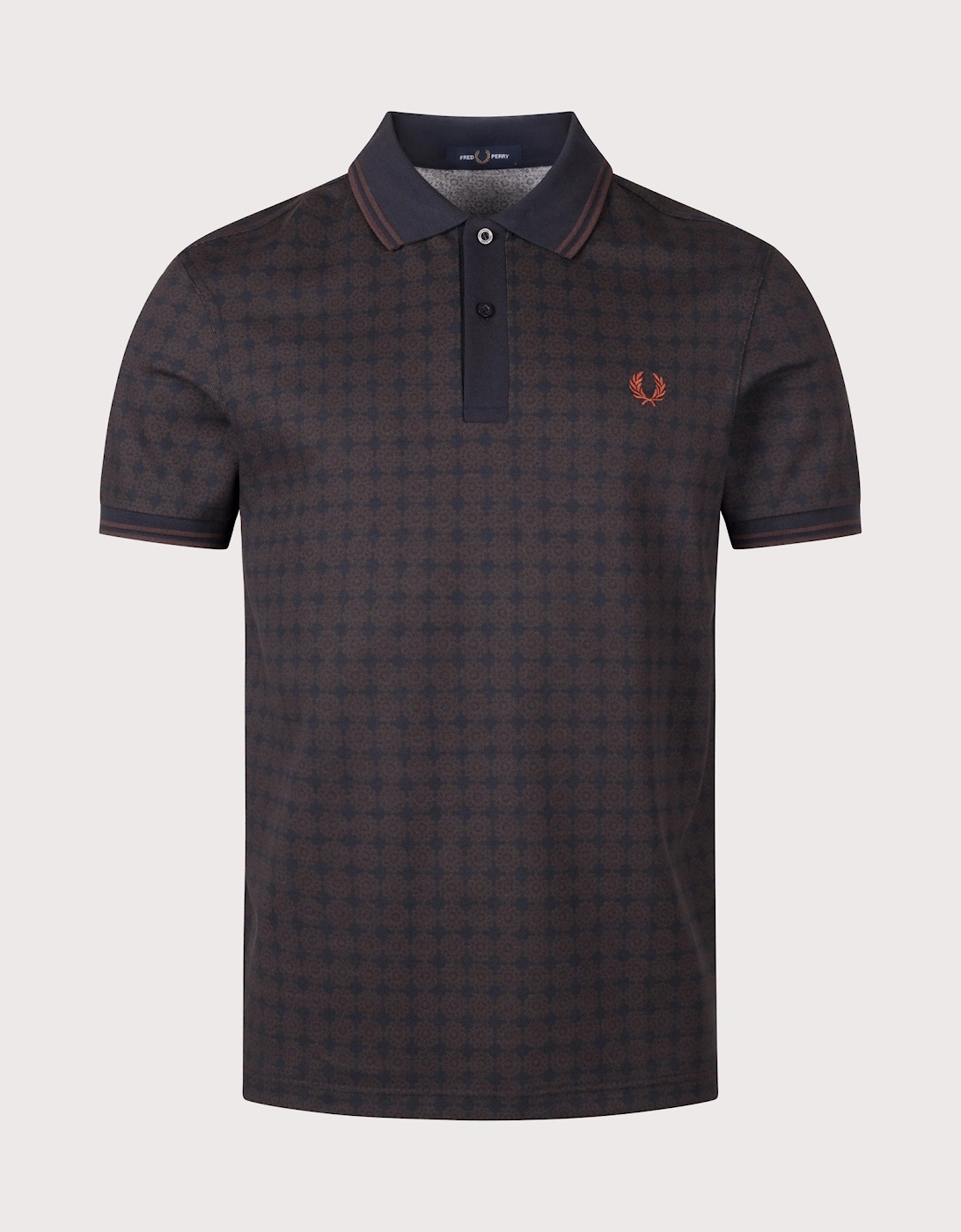 Regular Fit Floral Print Fred Perry Polo Shirt, 5 of 4