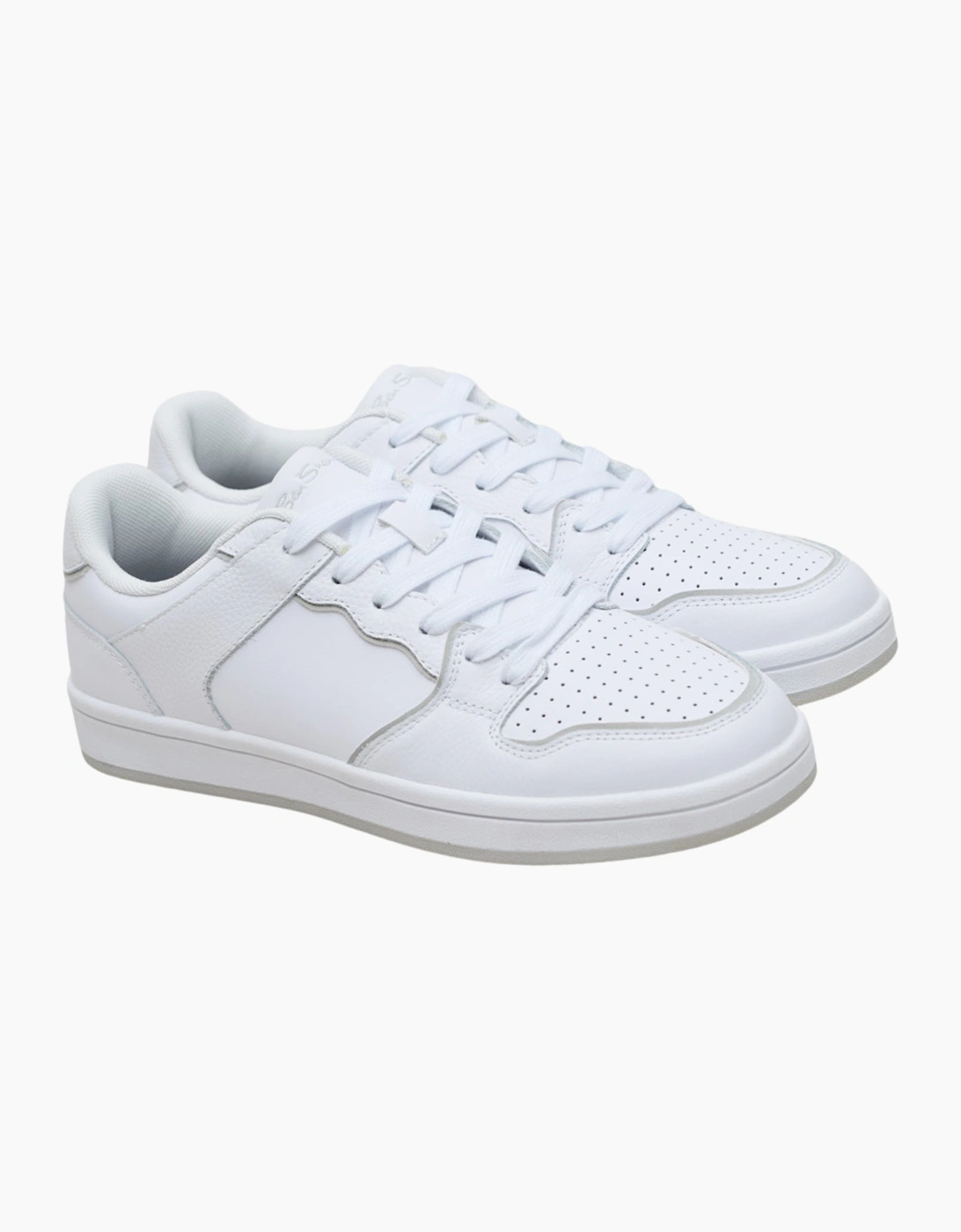 Ben Sherman Mens Club Leather Trainers, 2 of 1