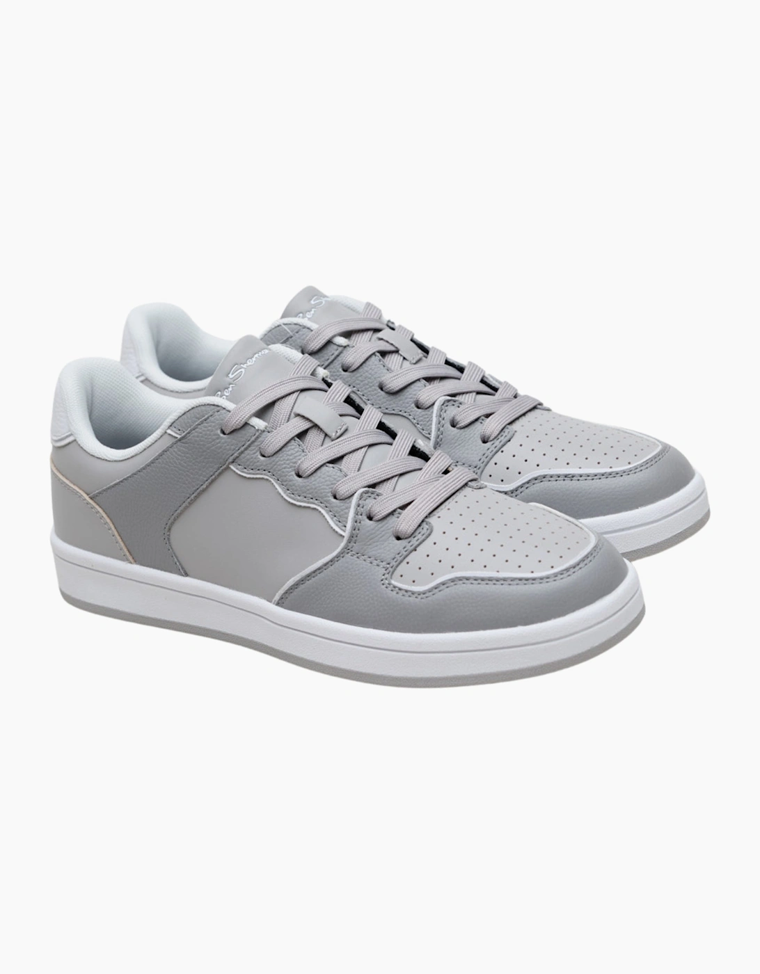 Ben Sherman Mens Club Leather Trainers, 2 of 1