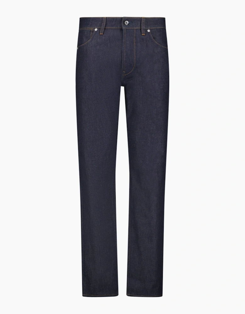 Stone Island Indigo Denim-Raw Jeans in Blue