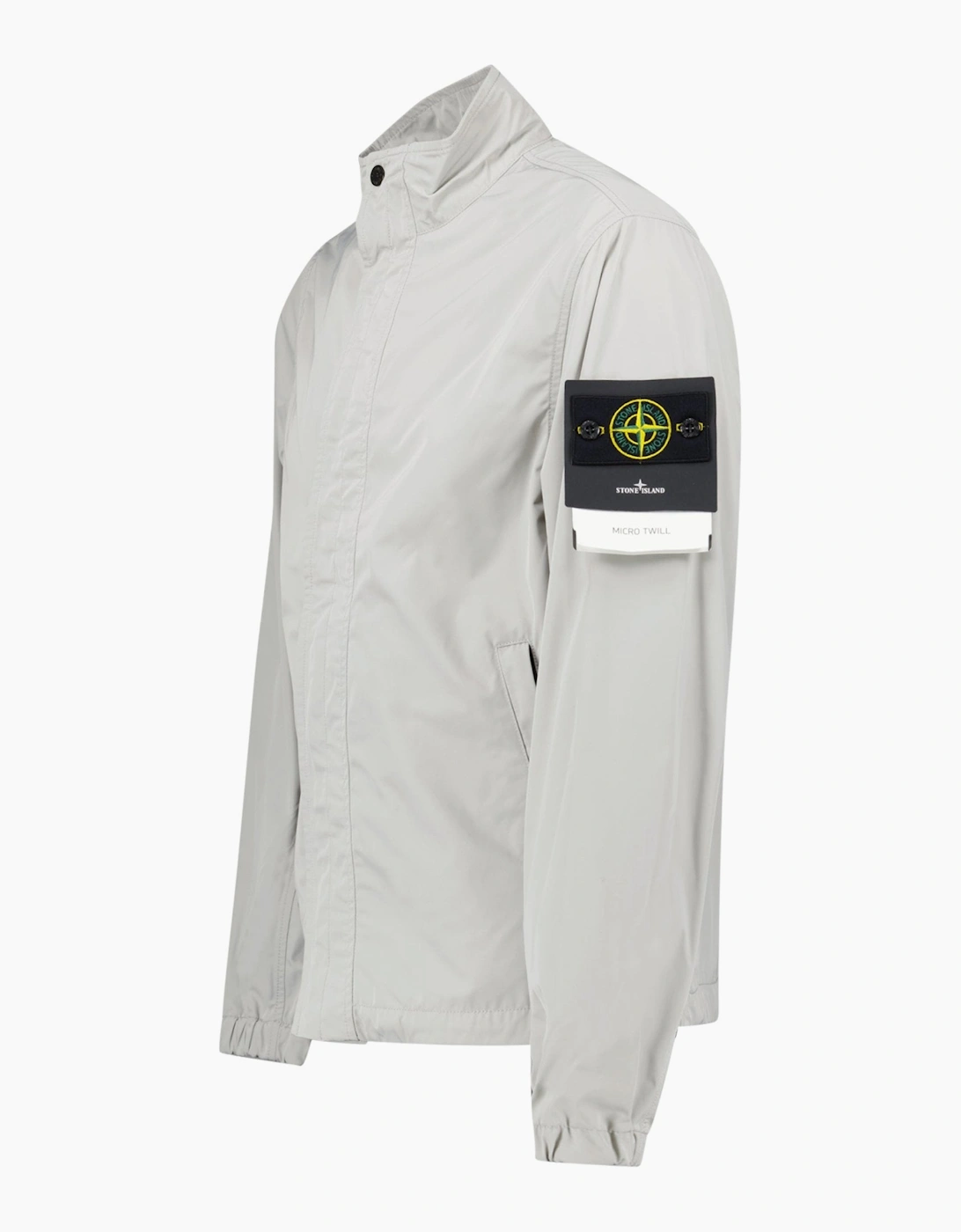 Stone Island Micro Twill Jacket in Pearl Grey