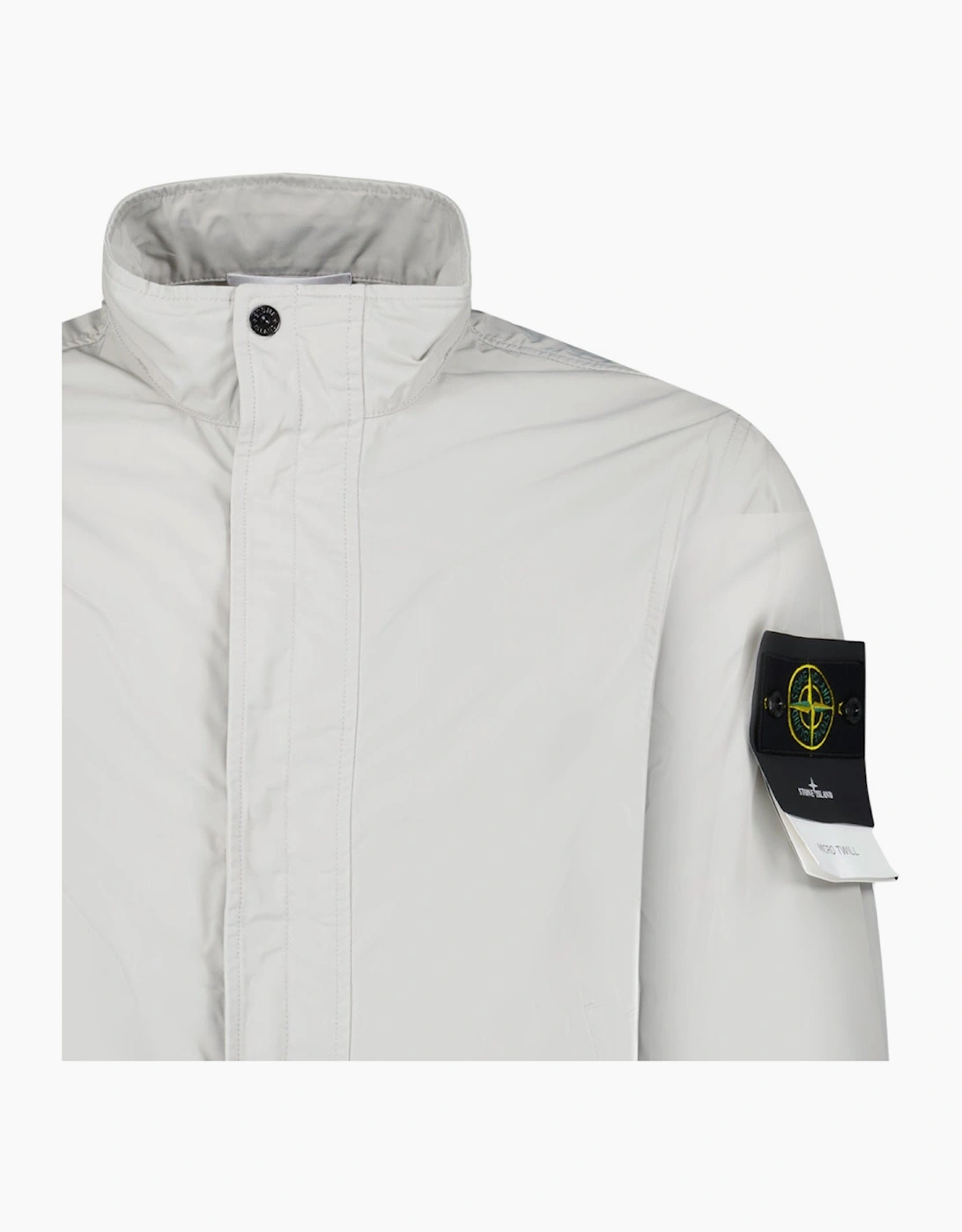 Stone Island Micro Twill Jacket in Pearl Grey