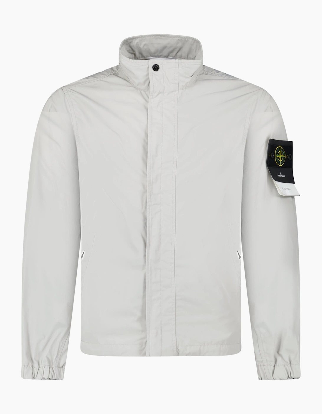 Stone Island Micro Twill Jacket in Pearl Grey