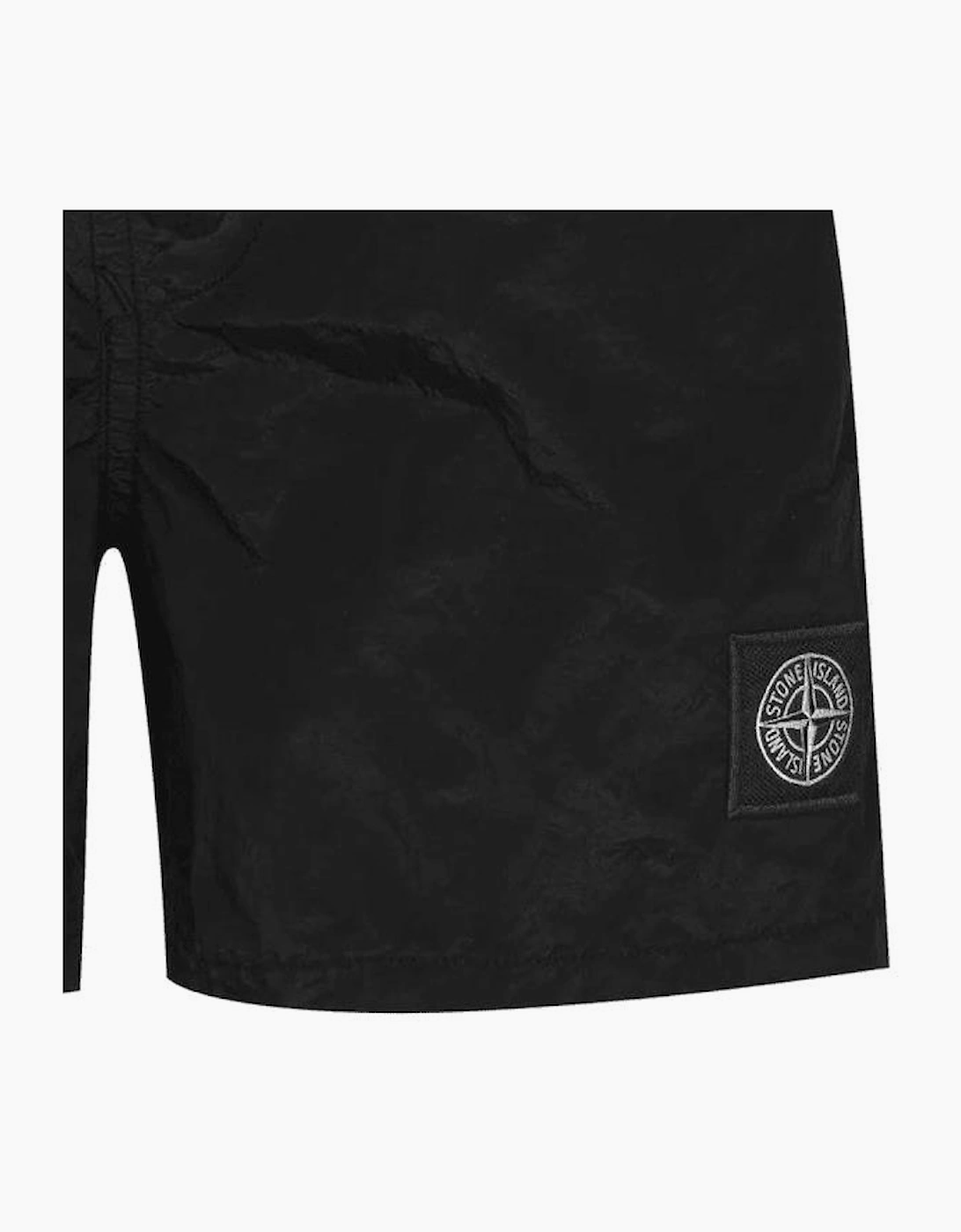 Stone Island Compass Chrome Swim Shorts Black
