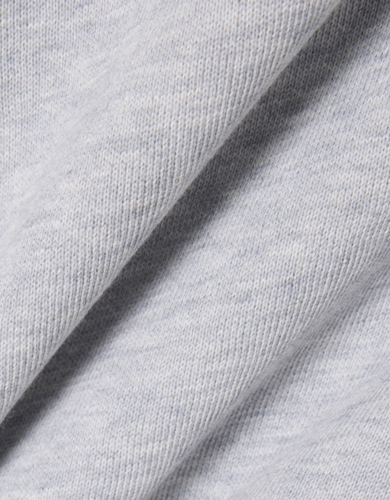 Lacoste Fleece Full-Zip Mens Classic Fit Hoodie - Silver Chine CCA