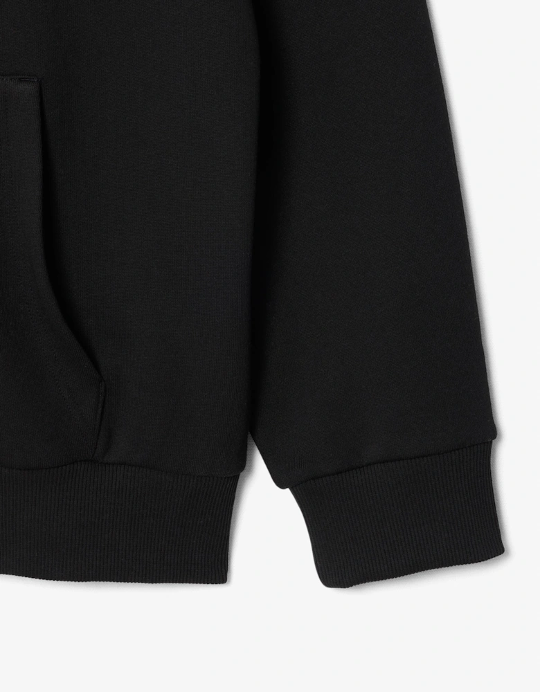 Lacoste Fleece Full-Zip Mens Classic Fit Hoodie - Black 031