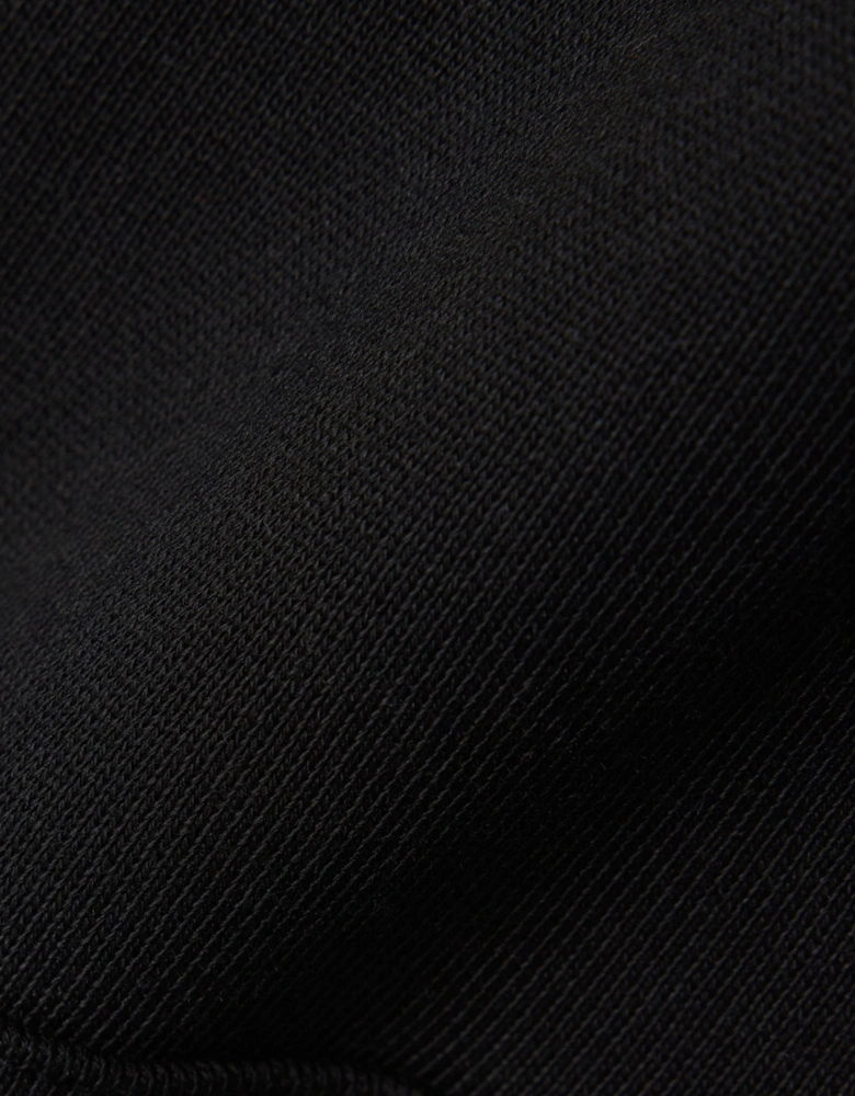 Lacoste Fleece Full-Zip Mens Classic Fit Hoodie - Black 031