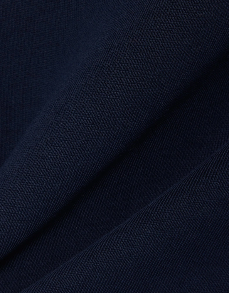 Lacoste Fleece Mens Classic Fit Hoodie - Navy 166