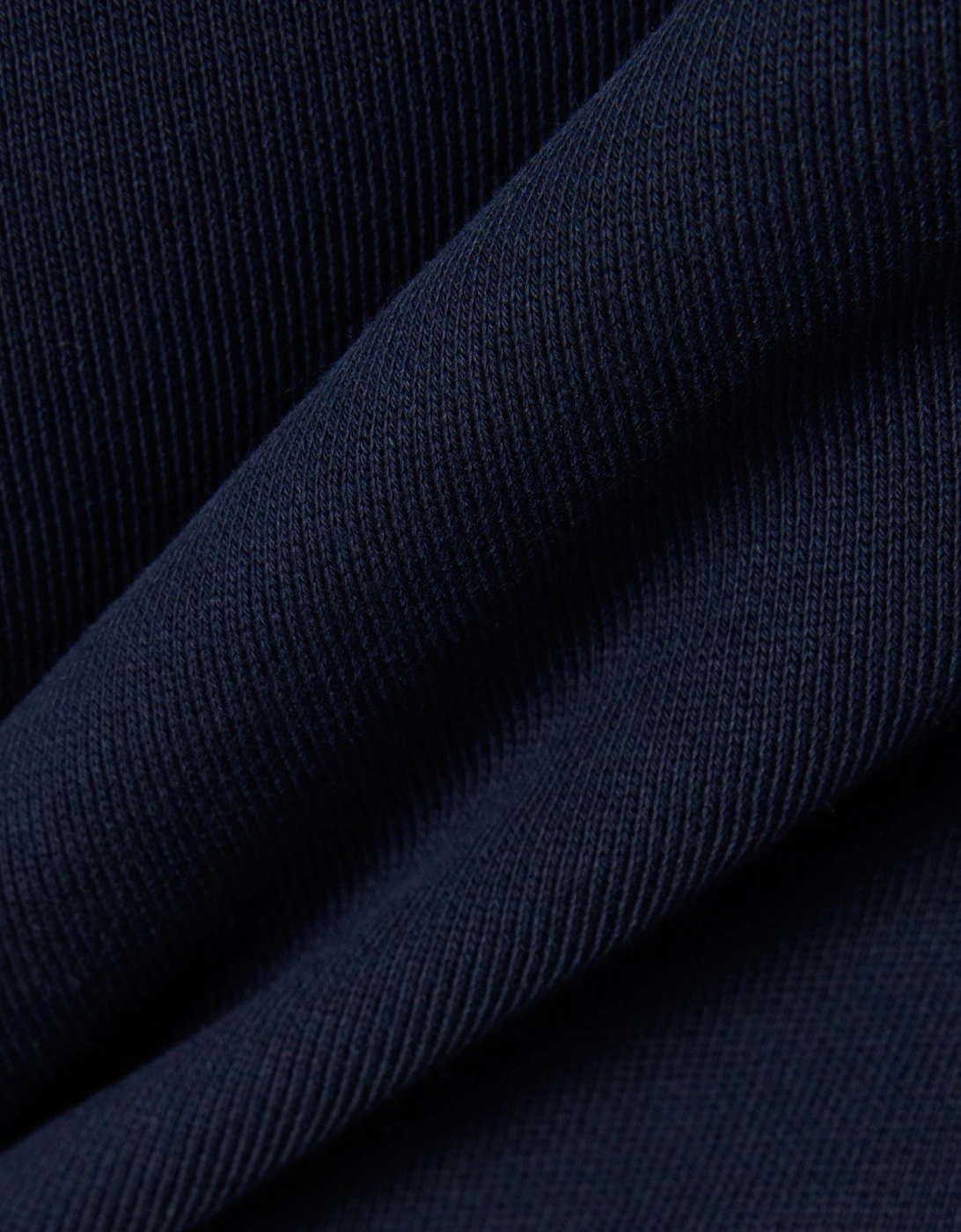 Lacoste Fleece Full-Zip Mens Classic Fit Hoodie - Navy 166