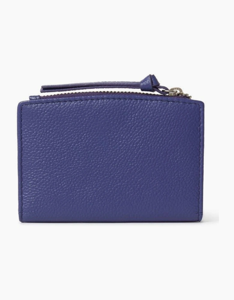 London Molly Curved Bi Fold Leather Card Holder