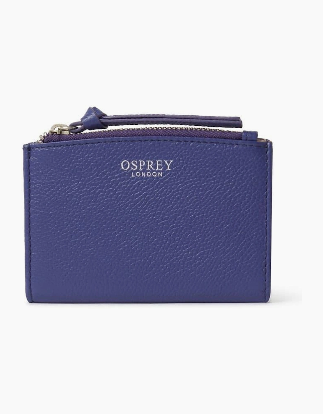 Osprey Osprey Women's London Molly Curved Bi Fold Leather Card Holder - Purple