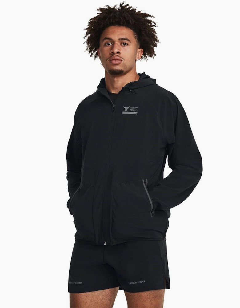Rock Hooded Relaxed Fit Large Genie Sweatshirt