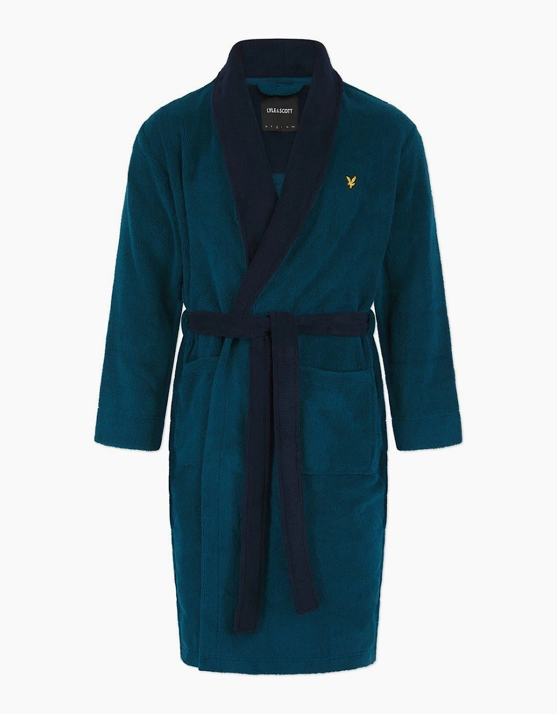 Shawl Neck Long Sleeve Robe