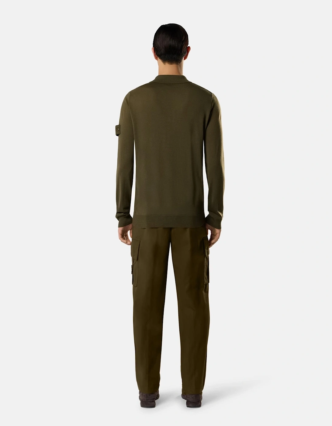 Ghost 5100076 Knitted Polo Green