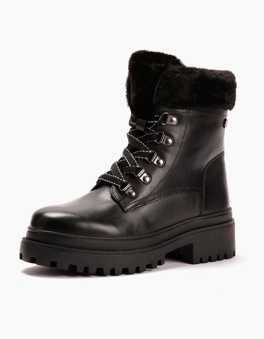 Osprey London The Budapest Leather Women's Black Boots
