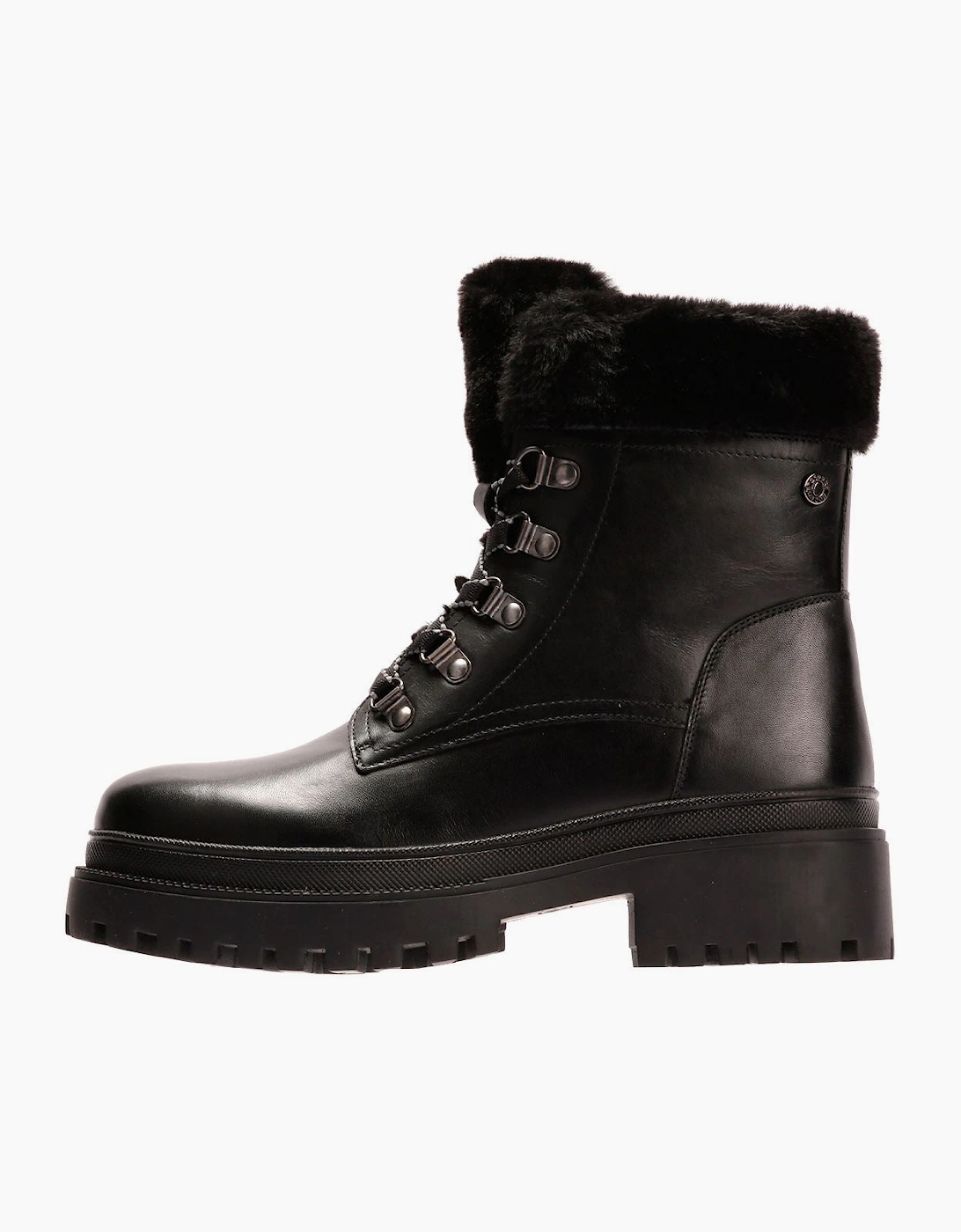 Osprey London The Budapest Leather Women's Black Boots