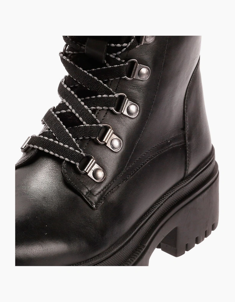 Osprey London The Budapest Leather Women's Black Boots