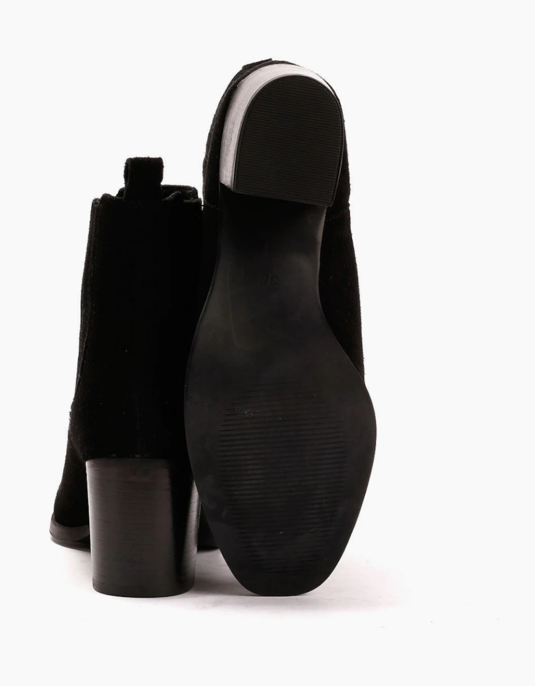 Osprey London The Naples Suede Women's Black Boots