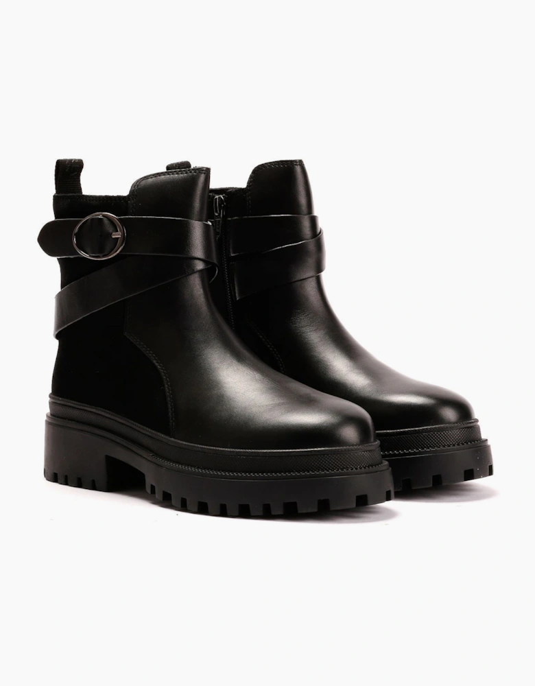 Osprey London The Boston Leather Women's Black Boots