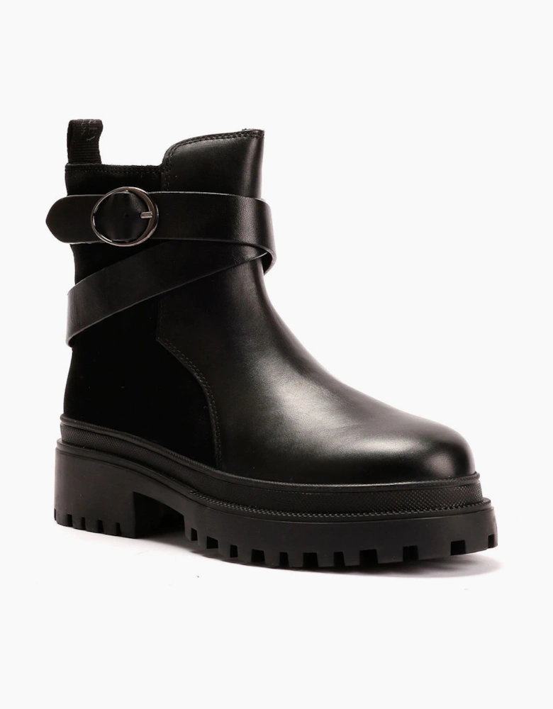 Osprey London The Boston Leather Women's Black Boots