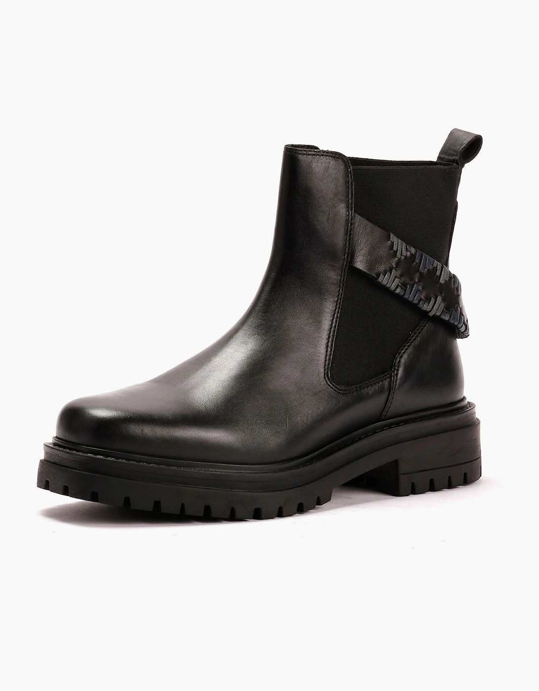 Osprey London The Guildford Chelsea Leather Women's Black Boots