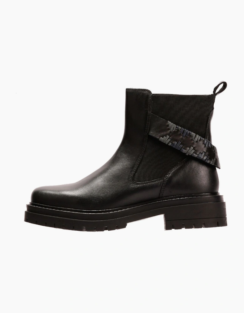 Osprey London The Guildford Chelsea Leather Women's Black Boots
