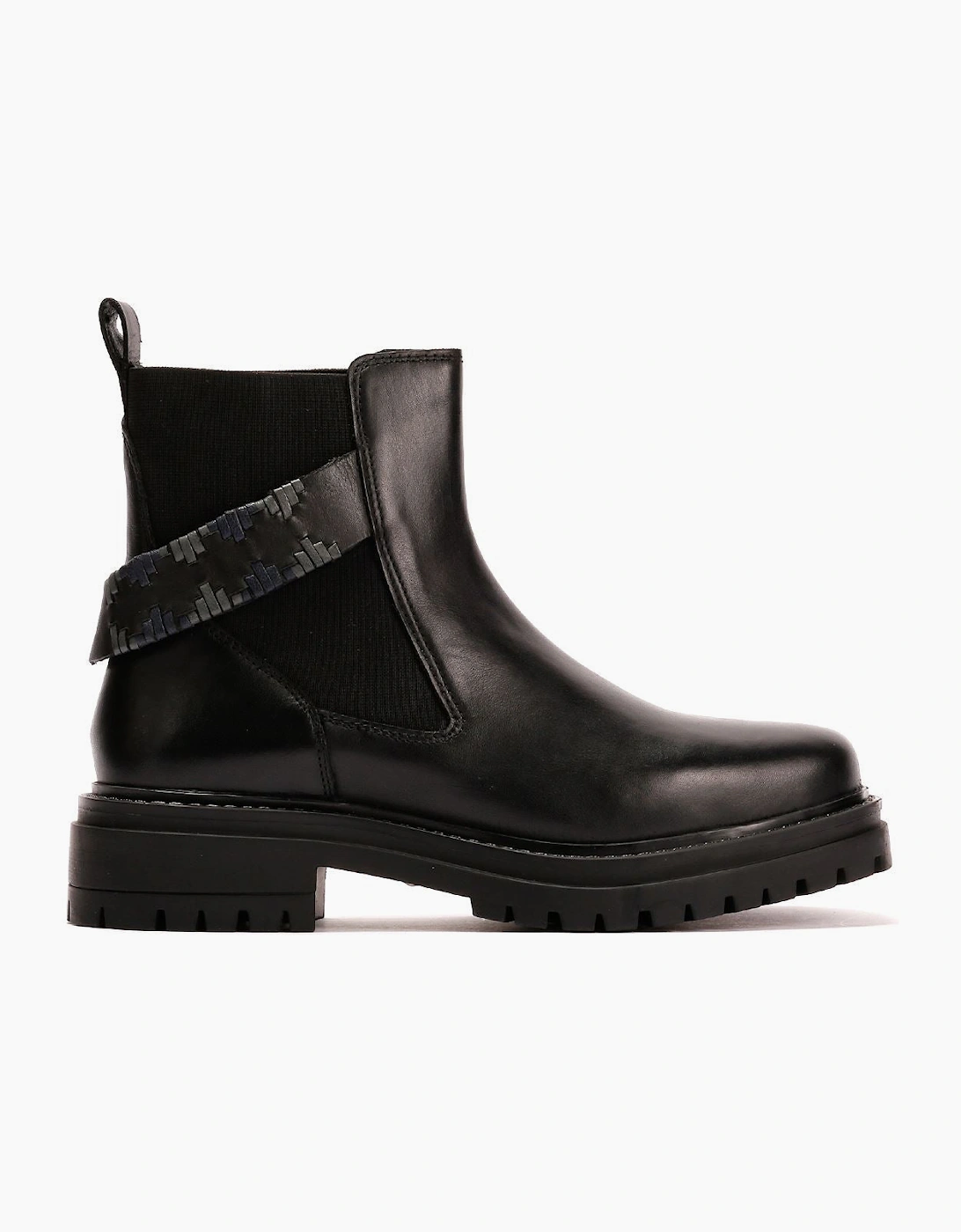 Osprey London The Guildford Chelsea Leather Women's Black Boots