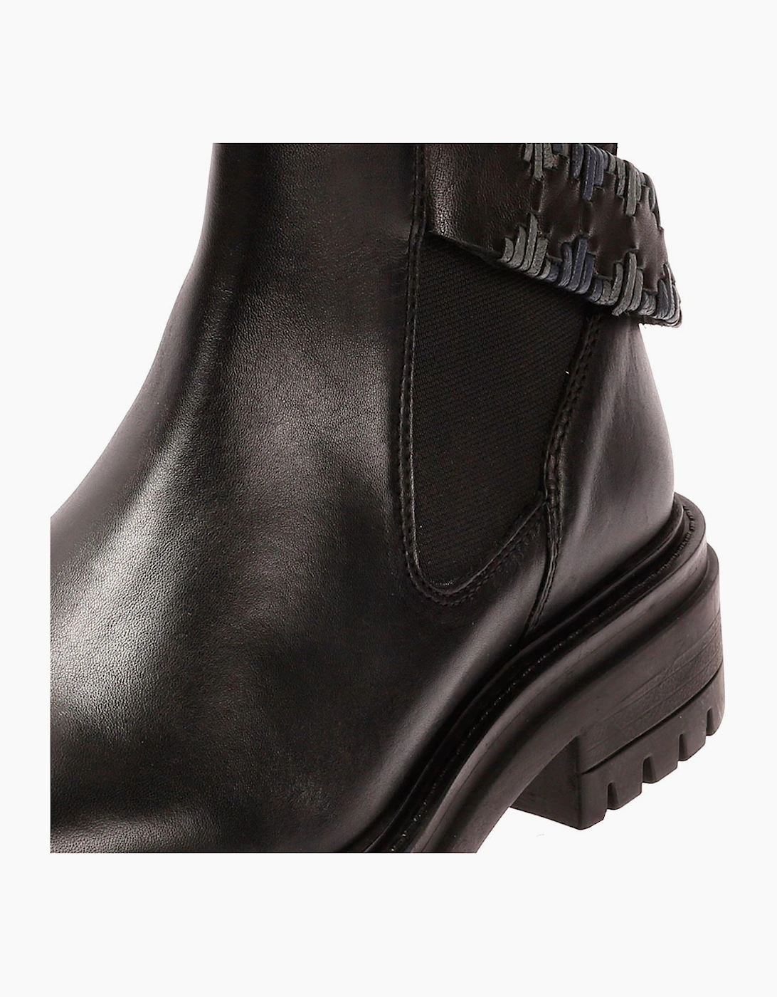 Osprey London The Guildford Chelsea Leather Women's Black Boots