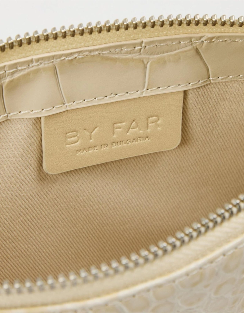 Embossed Leather Shoulder Bag