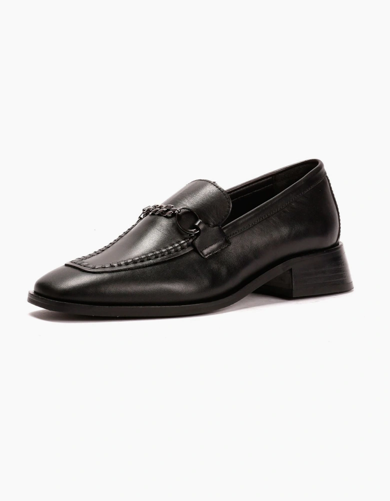 Osprey London The Islington Leather Women's Black Loafers