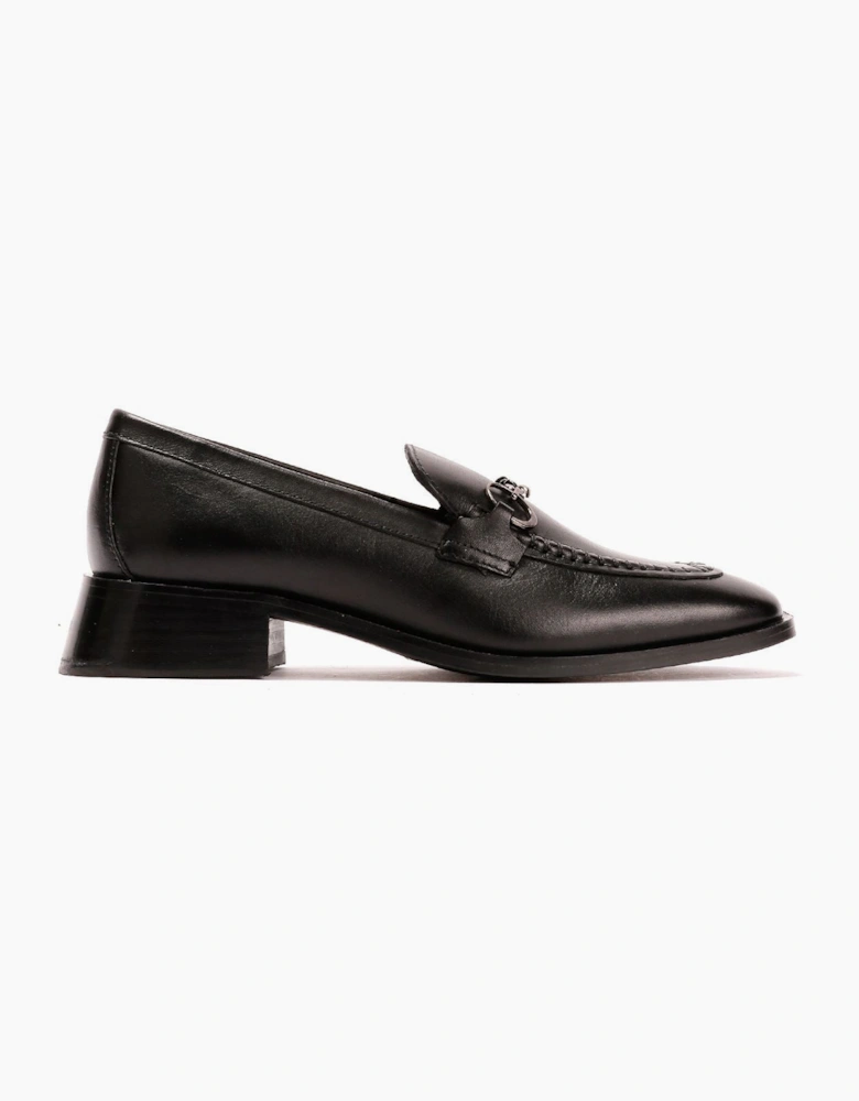 Osprey London The Islington Leather Women's Black Loafers