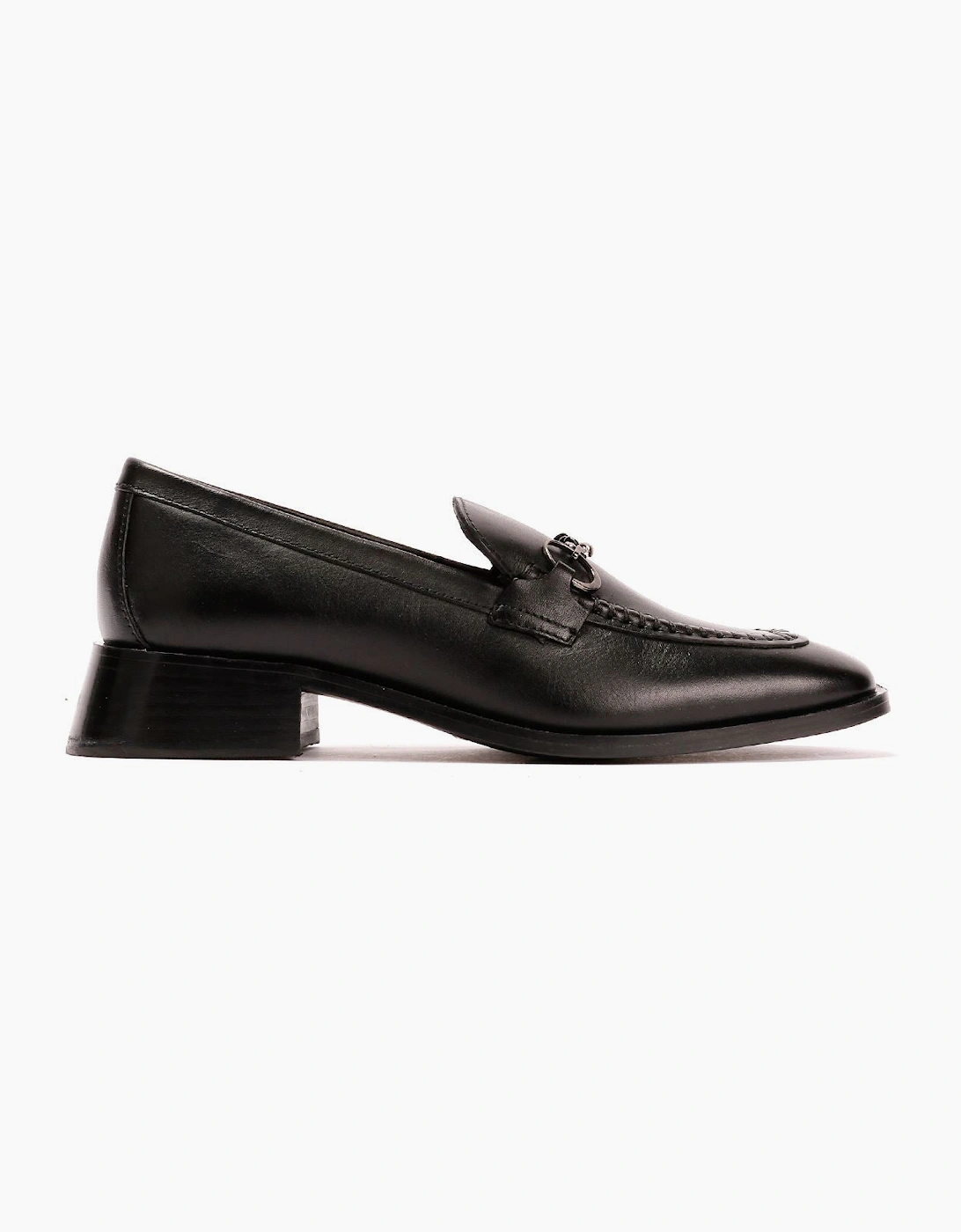 Osprey London The Islington Leather Women's Black Loafers