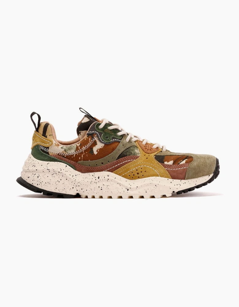 Flower Mountain Wave Suede Men's Camouflage Trainers