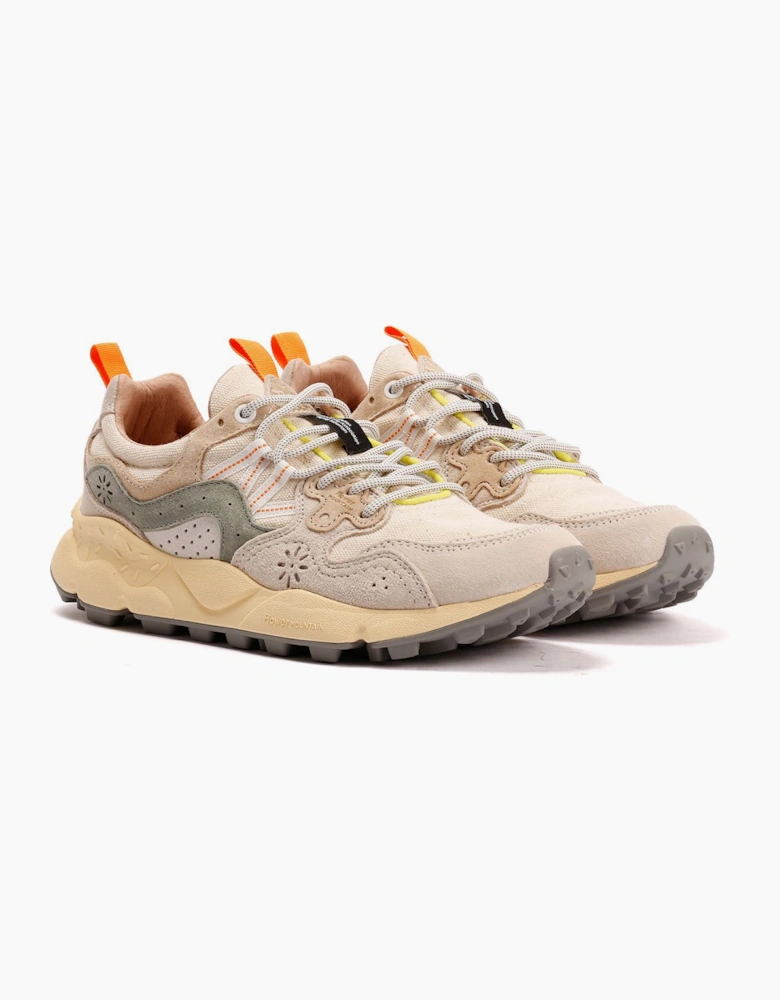 Flower Mountain Yamano 3 Off White/Green Trainers