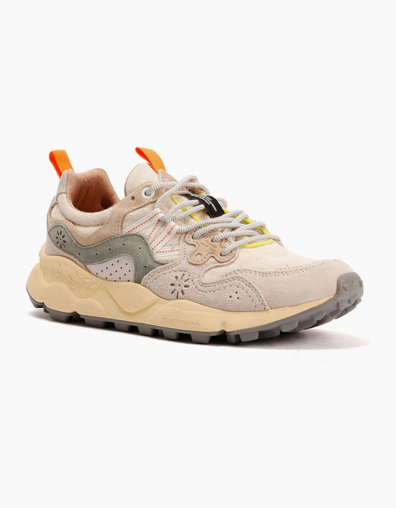 Flower Mountain Yamano 3 Off White/Green Trainers