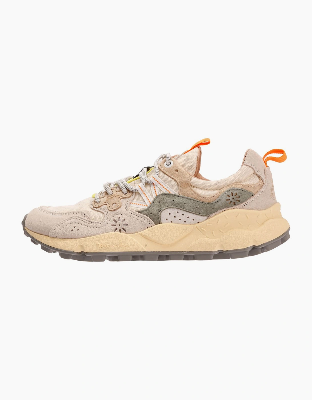 Flower Mountain Yamano 3 Off White/Green Trainers