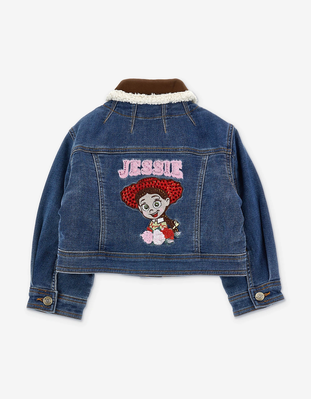 Monnalisa Girls Disney Toy Story Jessie Denim Jacket in Blue