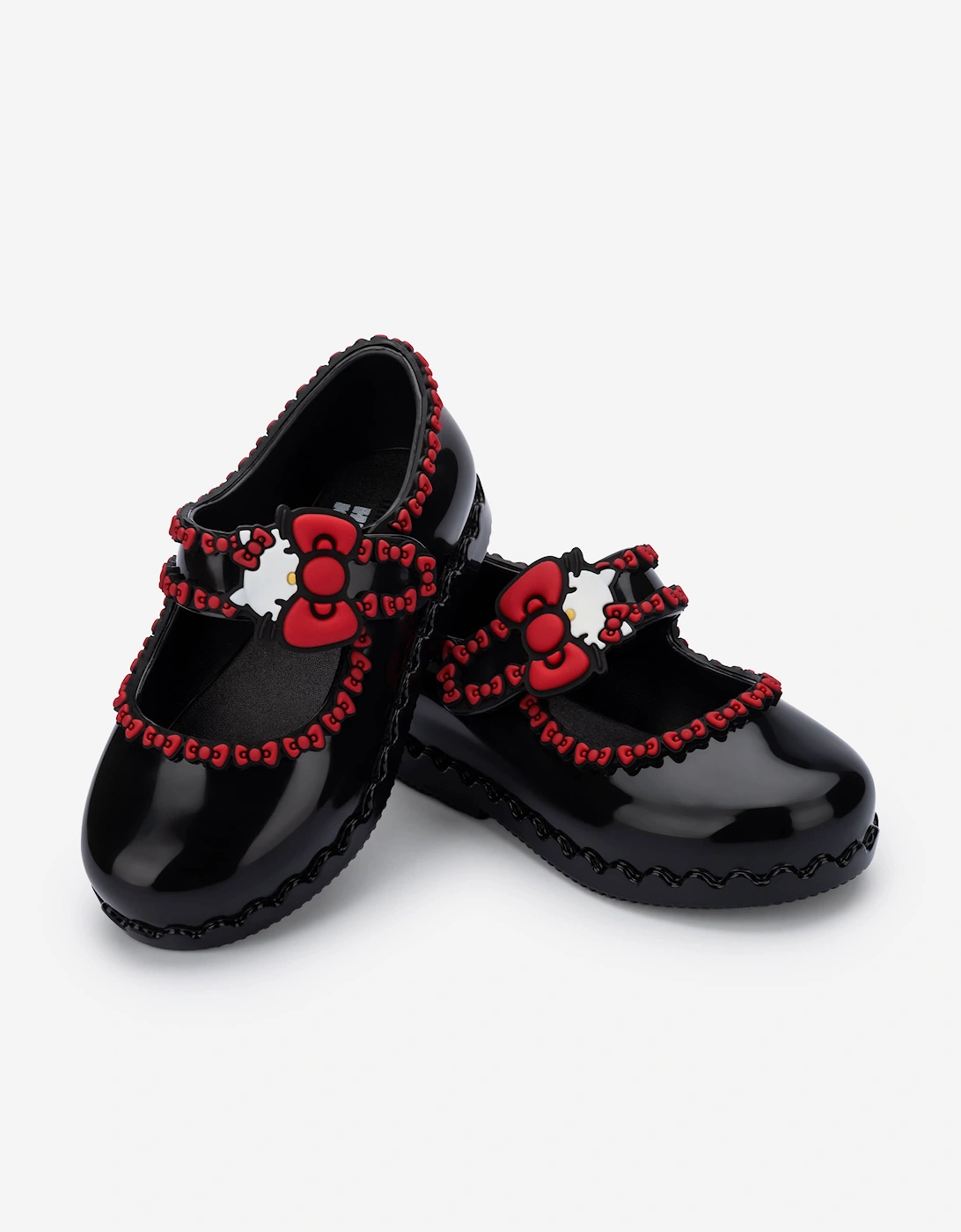 Mini Melissa Girls Hip Ballerina + Hello Kitty and Friends Shoes in Black